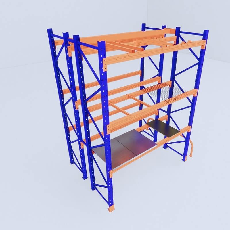 3D palet raf çizimi